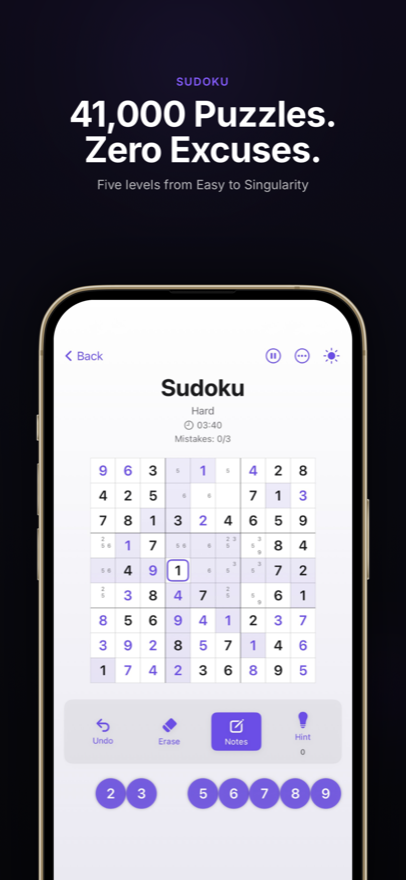Logiqura Sudoku screen