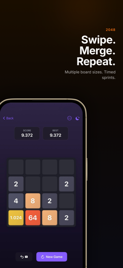 2048 gameplay