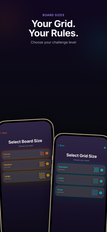 Board size variants